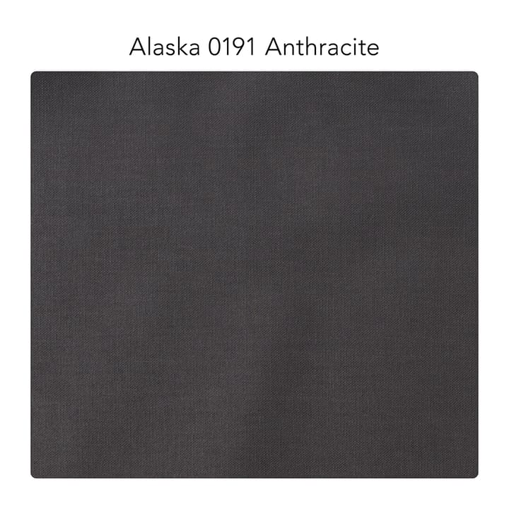 Sofá modular Bredhult A1 - Tela Alaska 0191 anthracite, patas de roble aceitado blanco - 1898