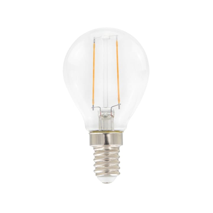 Bombilla de filamento LED Airam - globo de luz - claro, no regulable e14, 2w - Airam