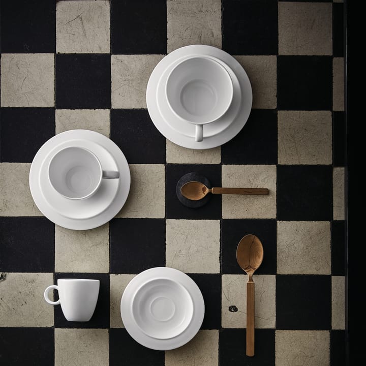 2 Tazas de té y platillos Bavero - blanco - Alessi