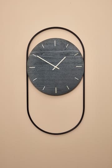 Reloj de pared A-Wall 41x76 cm - Black-brass - Andersen Furniture