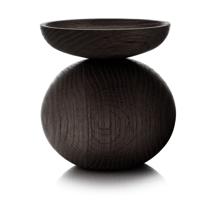 Jarrón Shape bowl - Roble teñido de negro - Applicata