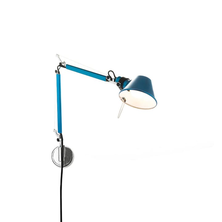 Lámpara de pared Tolomeo Micro - azul anodizado - Artemide
