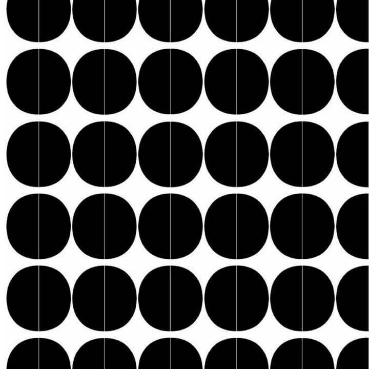 Tela Lane - círculos negros - Arvidssons Textil
