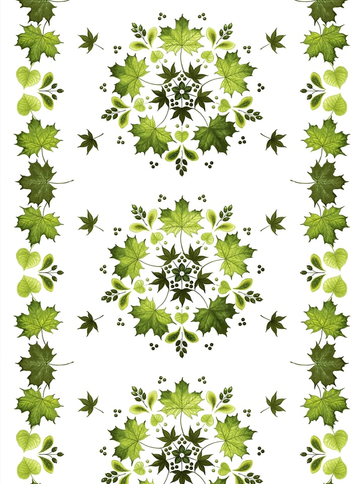 Tela Lövkrans - verde - Arvidssons Textil