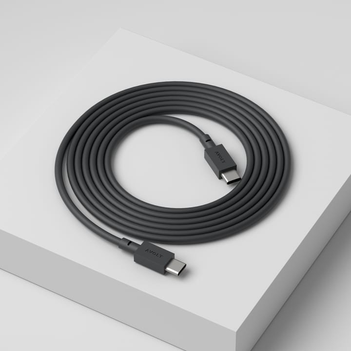 Cable de cargar Cable 1 USB-C a USB-C 2 m - Stockholm black - Avolt