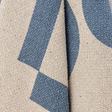 Manta de algodón Agno 130x160 cm - Beige-azul - Bloomingville