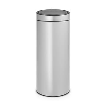Cubo de basura Touch Bin, 30 L - gris metalizado - Brabantia