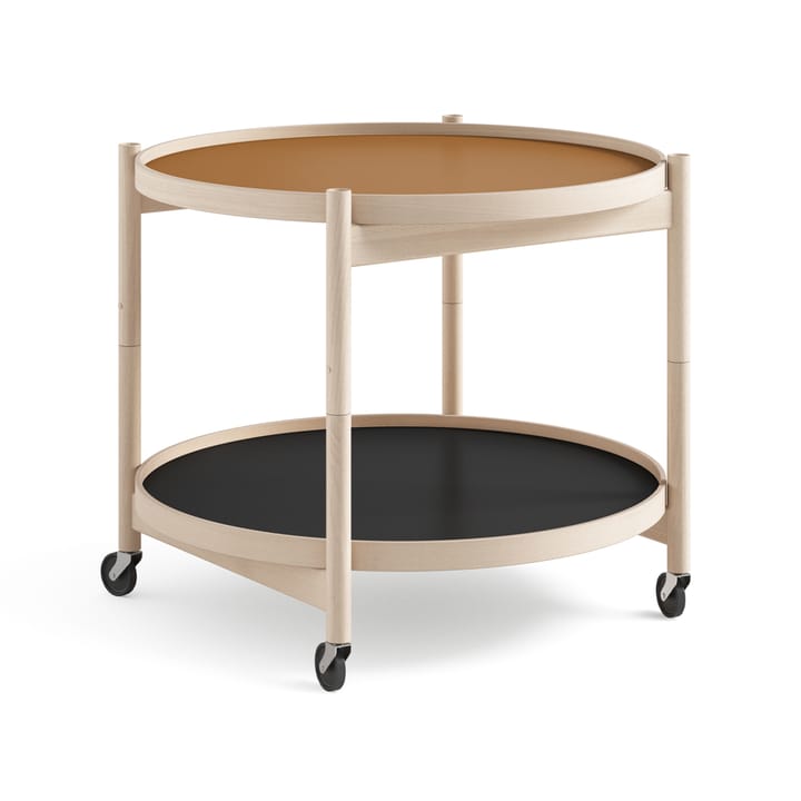 Carrito Bølling Tray Table model 60 - Clay, estructura de haya sin tratar - Brdr. Krüger