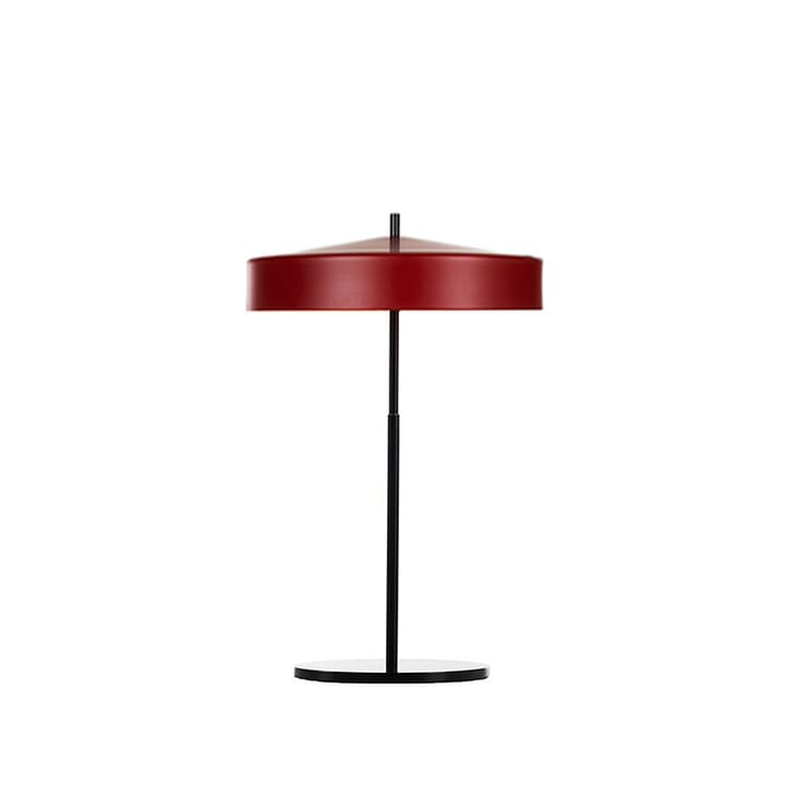 Lámpara de mesa Cymbal - Rojo mate, cable negro - Bsweden