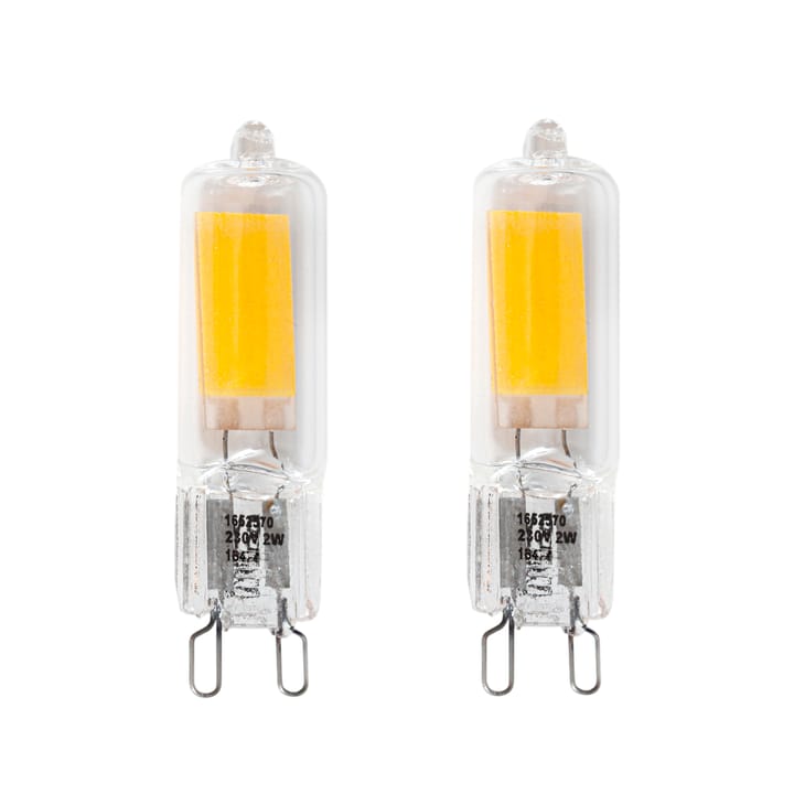 2 Fuentes de luz regulables G9 LED 2W - 2700K 220lm - By Rydéns