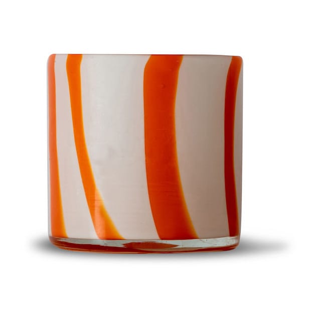 Portavelas Calore XS Ø10 cm - Orange-white - Byon