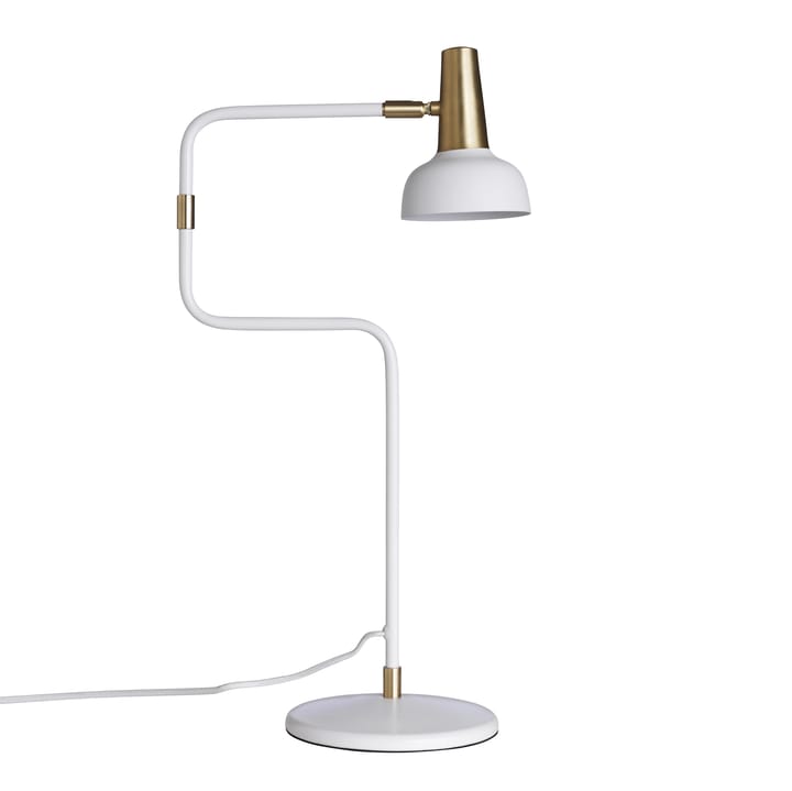 Lámpara de escritorio Ray - blanco-latón - CO Bankeryd