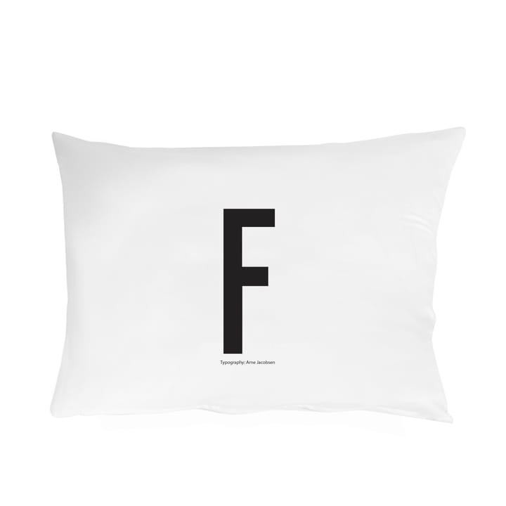 Funda de almohada Design Letters 70x50 cm - F - Design Letters