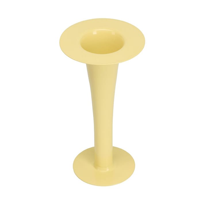 Jarrón y candelabro Trumpet 2-en-1 24 cm - Yellow - Design Letters