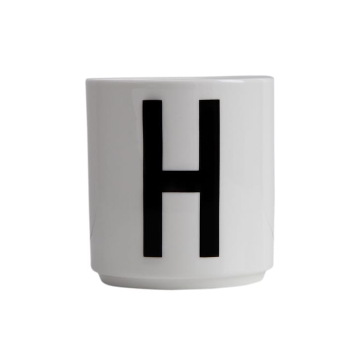 Taza con letra Design Letters - H - Design Letters