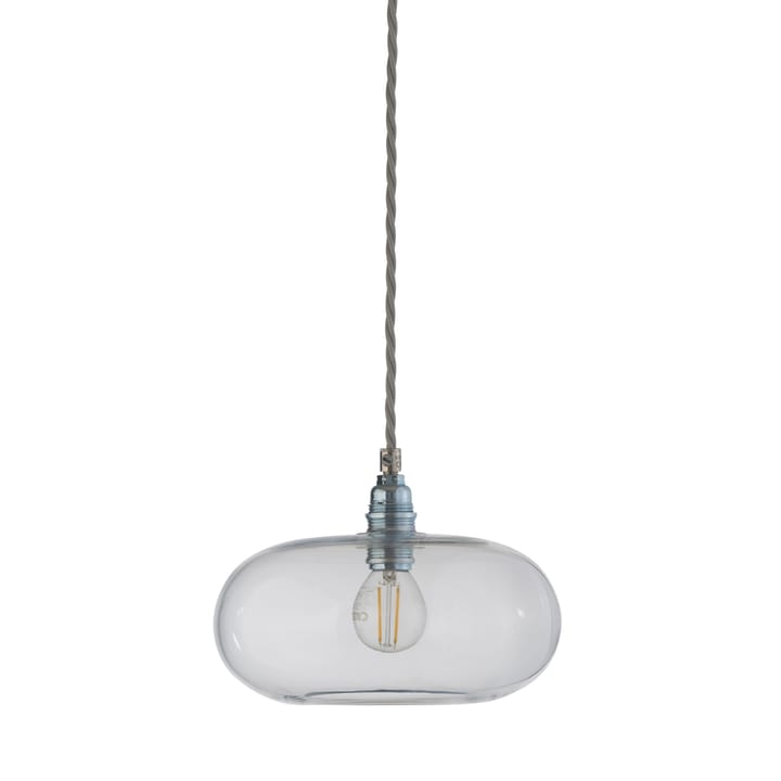 Lámpara de techo Horizon Ø21 cm - Transparente con cable plateado - EBB & FLOW