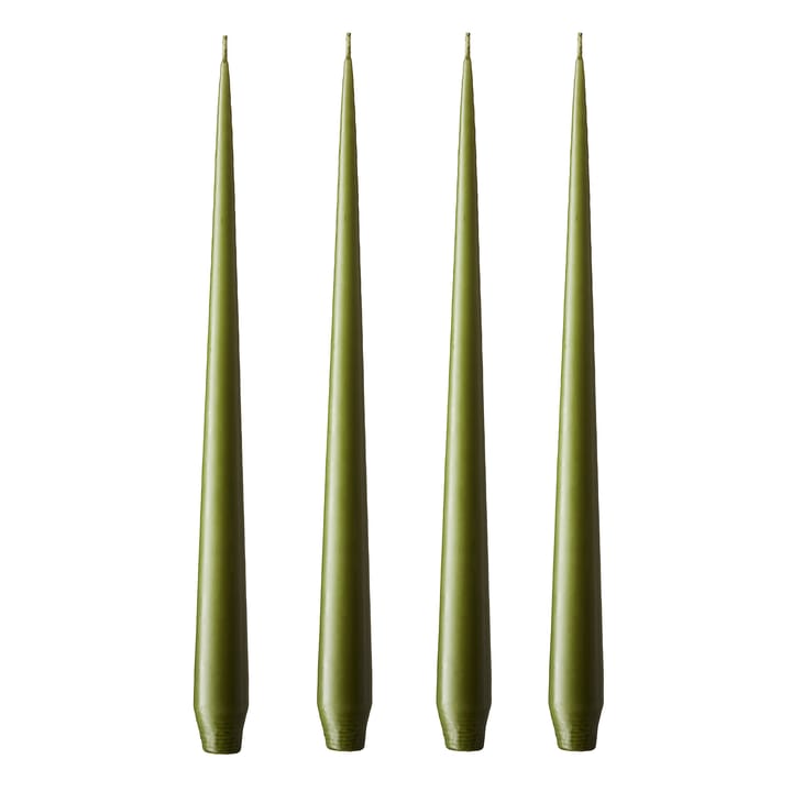 4 Velas ester & erik 42 cm verde oliva - mate - Ester & erik