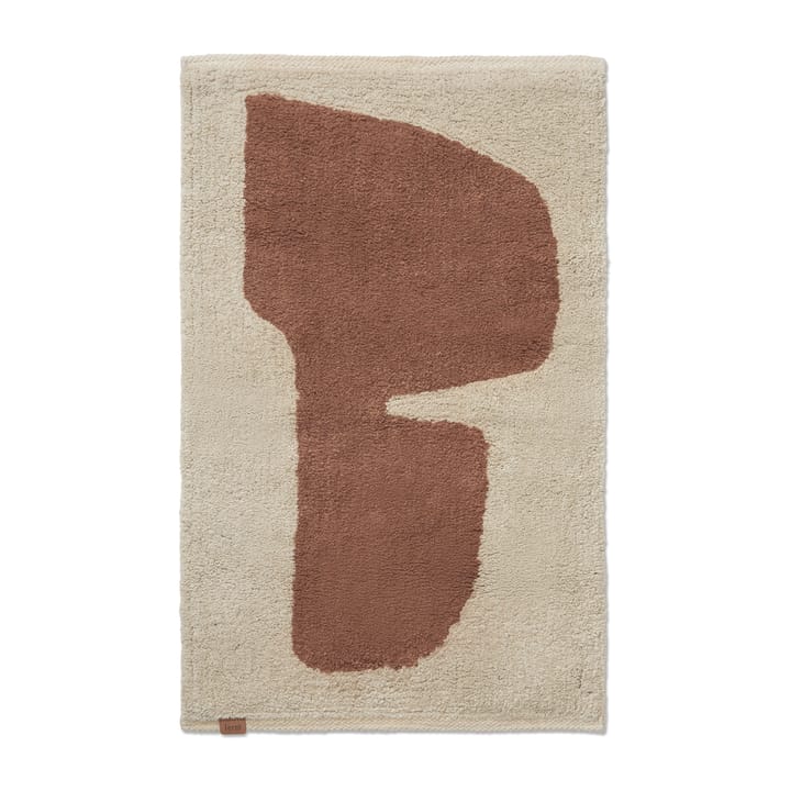Alfombra de baño Lay 50x70 cm - Parchment-rust - Ferm LIVING