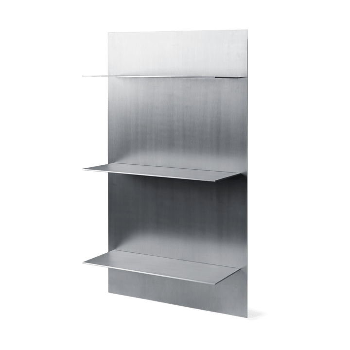 Estantería de pared Lager triple 55x100 cm - Aluminium - ferm LIVING