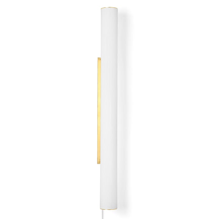 Lámpara de pared Vuelta 100 cm - blanco-latón - Ferm LIVING