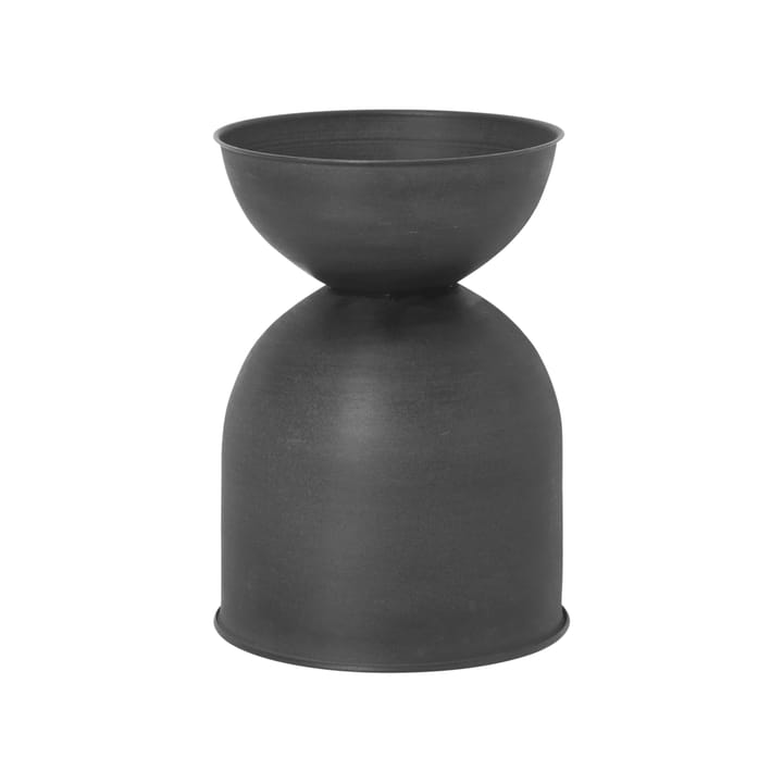 Maceta Hourglass pequeña Ø31 cm - negro-gris oscuro - Ferm LIVING