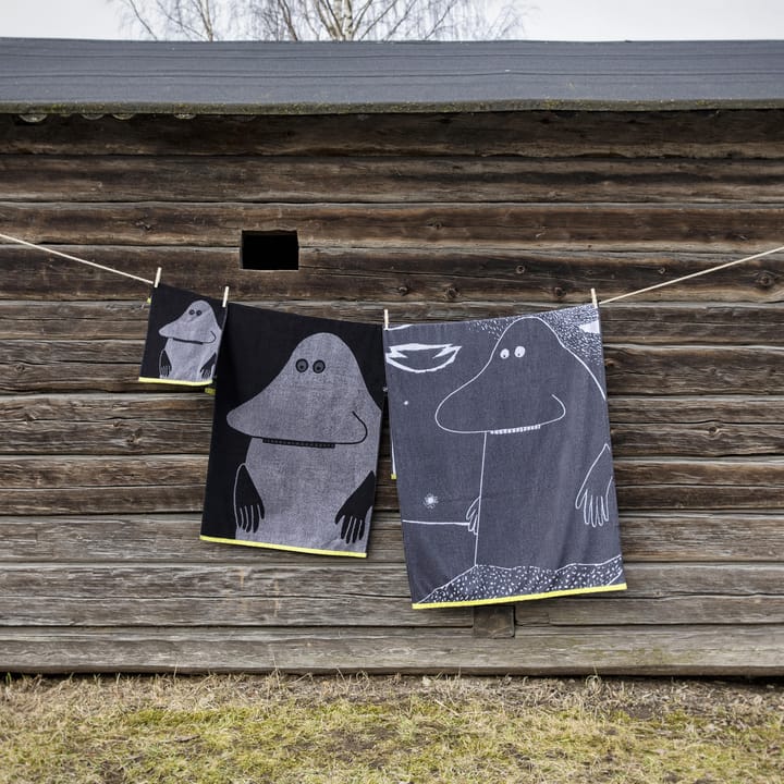 Toalla Mumin, Groke - gris, 30 x 50 cm - Finlayson