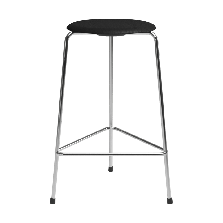 High Dot counter stool 3 patas - Ceniza negra-cromo - Fritz Hansen