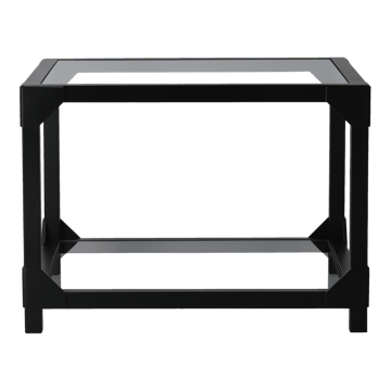 Mesa de Centro Bleck 55x55 cm vidrio - Haya- teñido de negro - Gärsnäs