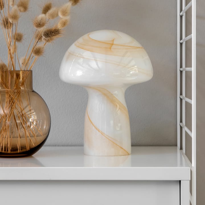 Lámpara de mesa Fungo beige - 20 cm - Globen Lighting