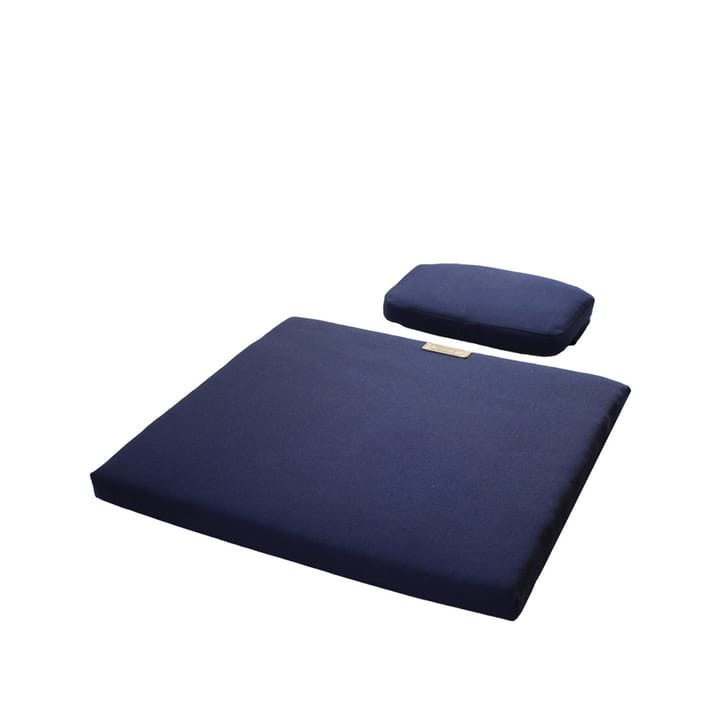 Conjunto de cojines para cuello y asiento A3 - Sunbrella azul - Grythyttan Stålmöbler