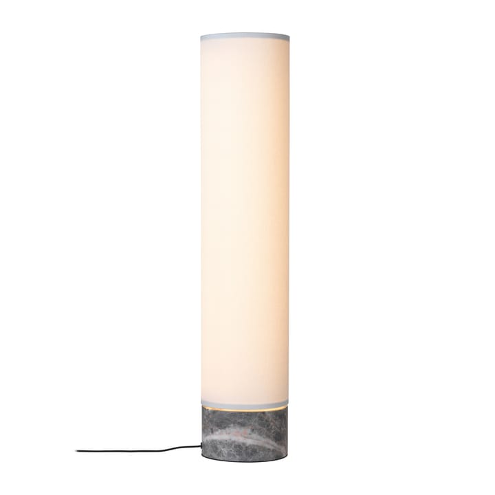 Lámpara de pie Unbound 80 cm - Blanco-mármol gris - GUBI