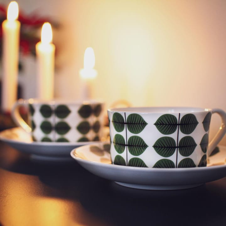 Taza de té con platillo Berså 35 cl - Verde - Gustavsbergs Porslinsfabrik