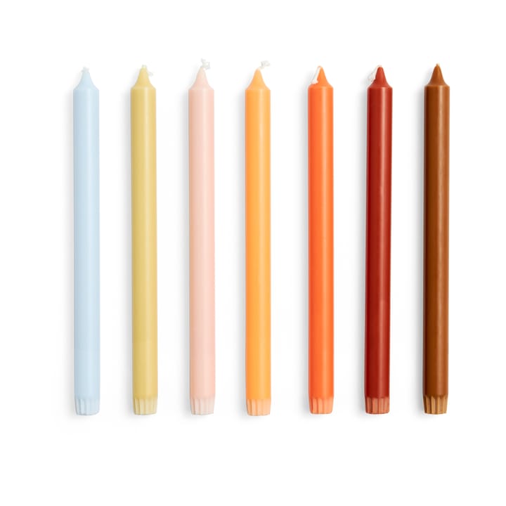Velas Gradient Candle 7 unidades - Rainbow - HAY