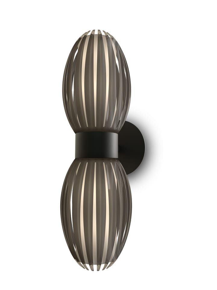 Lámpara de pared Tentacle duo 34 cm - Negro-ahumado - Herstal