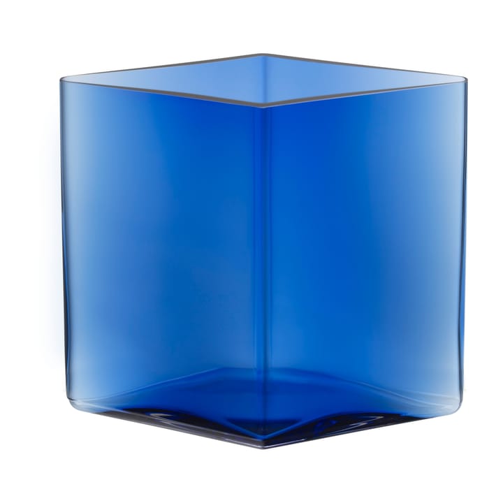 Jarrón Ruutu 20,5 x 18 cm - azul ultramarino - Iittala