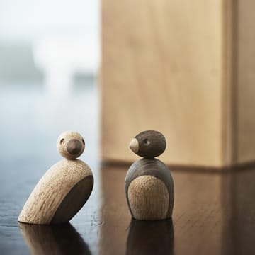 2 Gorriones de madera - roble - Kay Bojesen Denmark