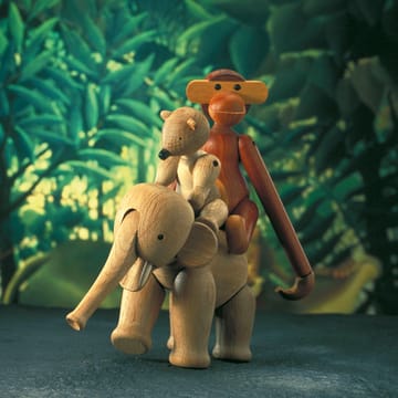 Elefante de madera pequeña - roble - Kay Bojesen Denmark