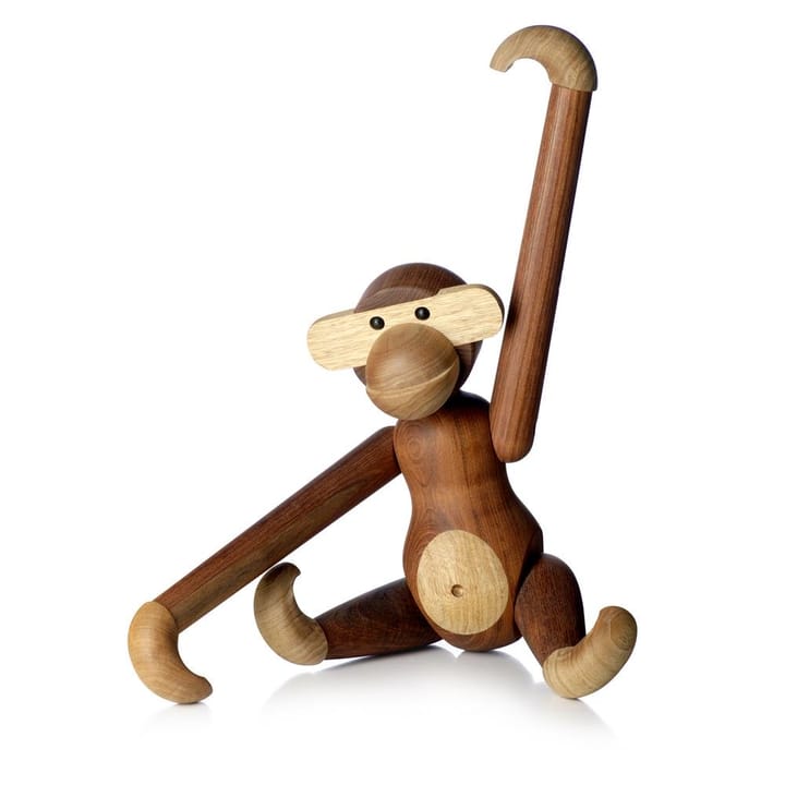 Mono de madera grande - Teca-madera de limba - Kay Bojesen Denmark