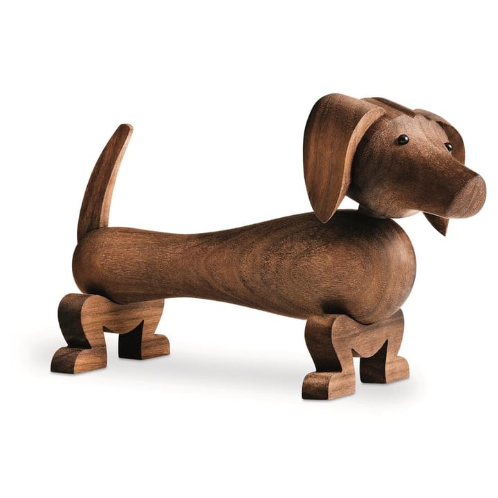 Perro de madera 18,5 cm - nogal - Kay Bojesen Denmark