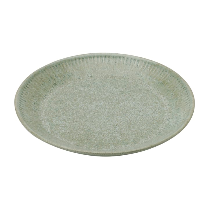 Plato de mesa Knabstrup verde oliva - 19 cm - Knabstrup Keramik