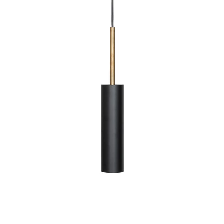 Lámpara colgante Stav XL - Negro/latón crudo - Konsthantverk