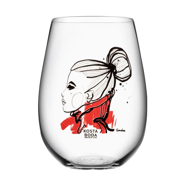2 Vasos All About You 57 cl - want you (rojo) - Kosta Boda