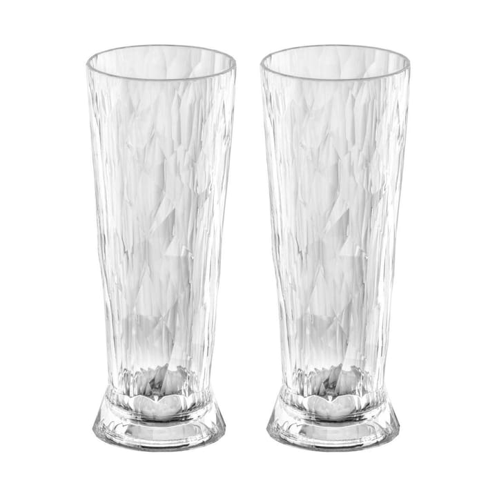 2 Copas de cerveza Club No. 11 plástico 50 cl - Cristal transparente - Koziol