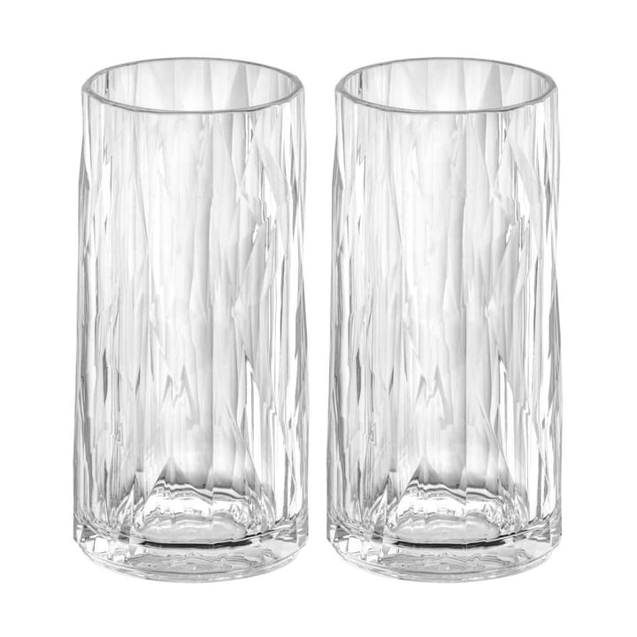 2 Vasos Club No. 8 plástico 30 cl - Cristal transparente - Koziol