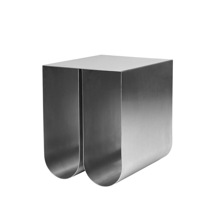 Mesa auxiliar Curved - Stainless steel - Kristina Dam Studio