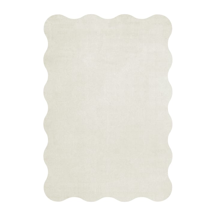 Alfombra de lana Scallop 160x230 cm - Bone white - Layered