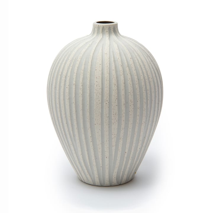 Jarrón Ebba medium - Sand white stone stripe - Lindform
