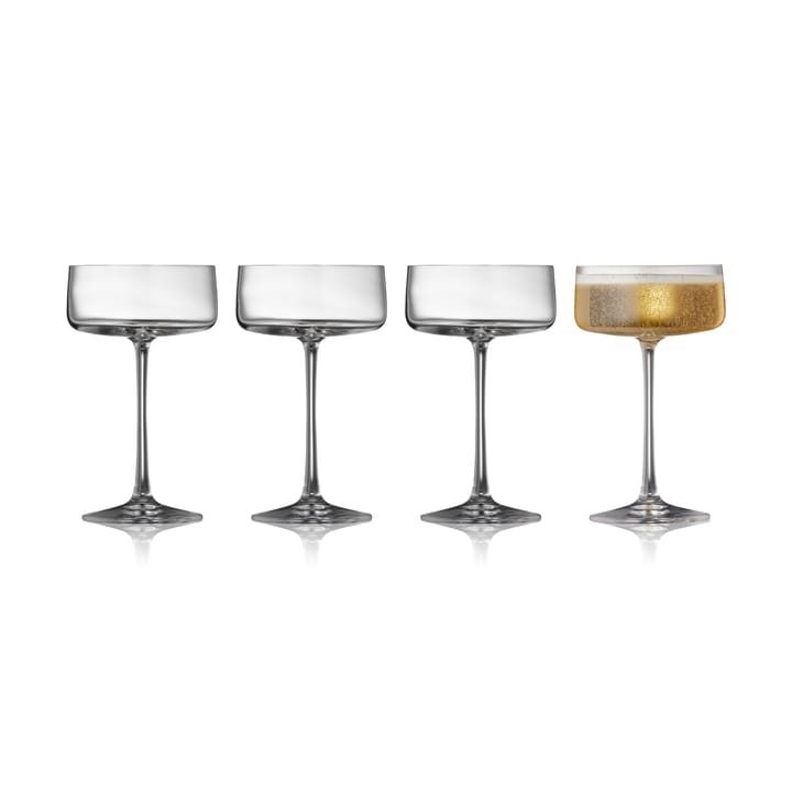 4 Copas de champagne coupe Zero 26 cl - Cristal - Lyngby Glas
