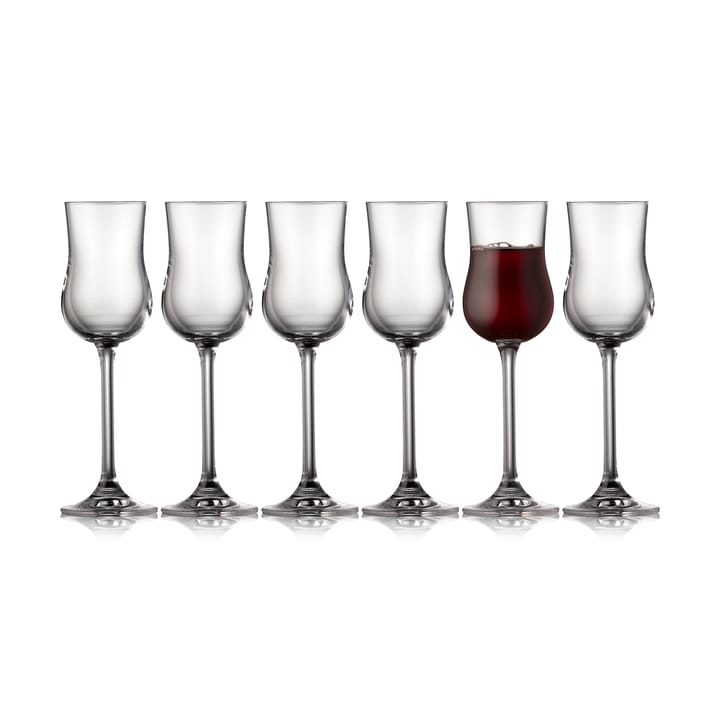 6 Copas de vino de Oporto Juvel 9 cl - Cristal - Lyngby Glas