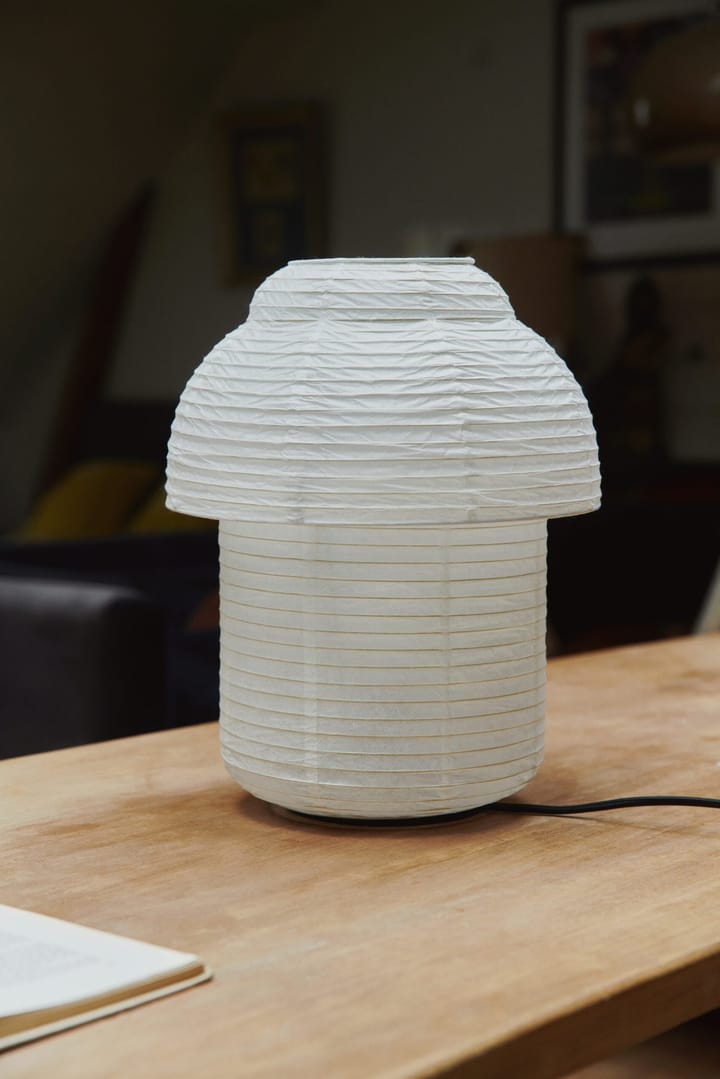 Lámpara de mesa Papier Double Ø30 cm - White - Made By Hand